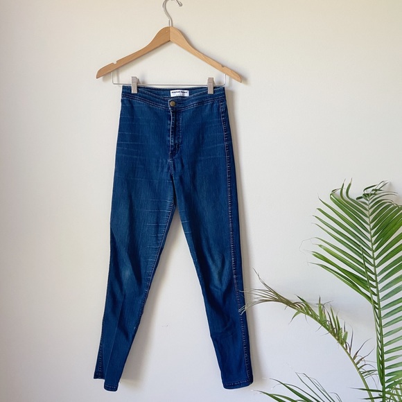 American Apparel Denim - super high waisted jean
